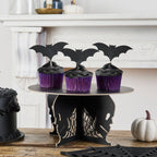 Black Skull Cake Stand