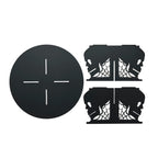 Black Skull Cake Stand