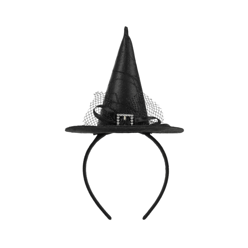 Black Witch Hat Headband - Child Size