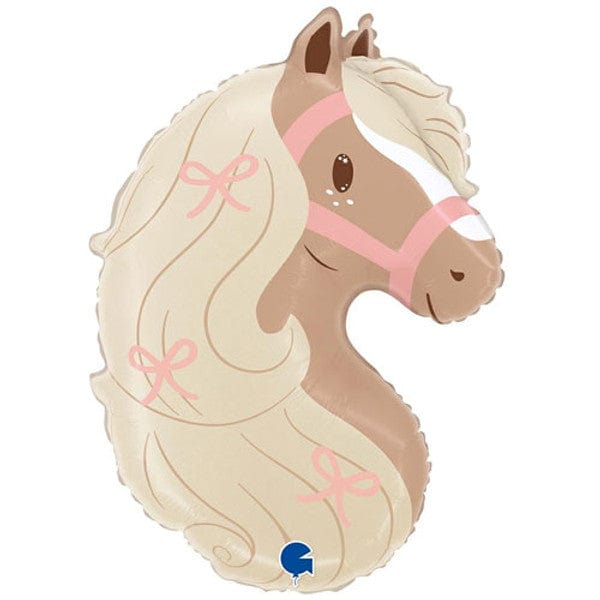 Boho Pony Head Foil Balloon (23 inch)