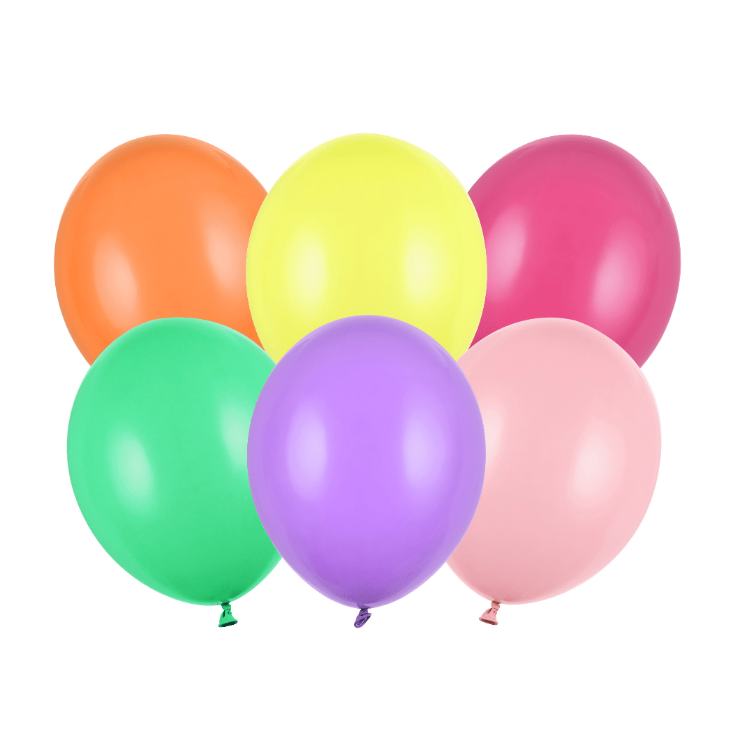 Colourful Latex Balloons x 10