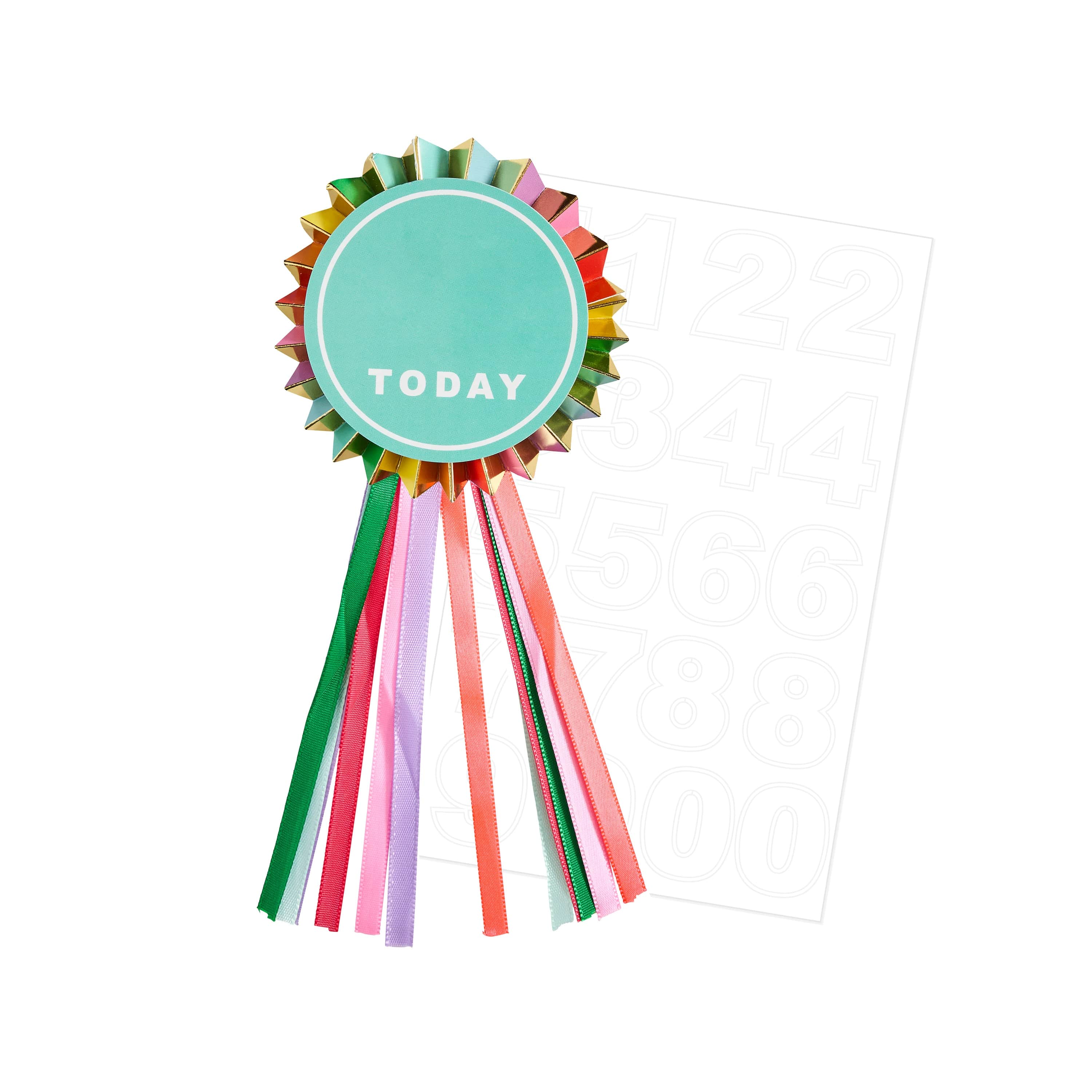 Colourful Personalise Your Own Birthday Badge