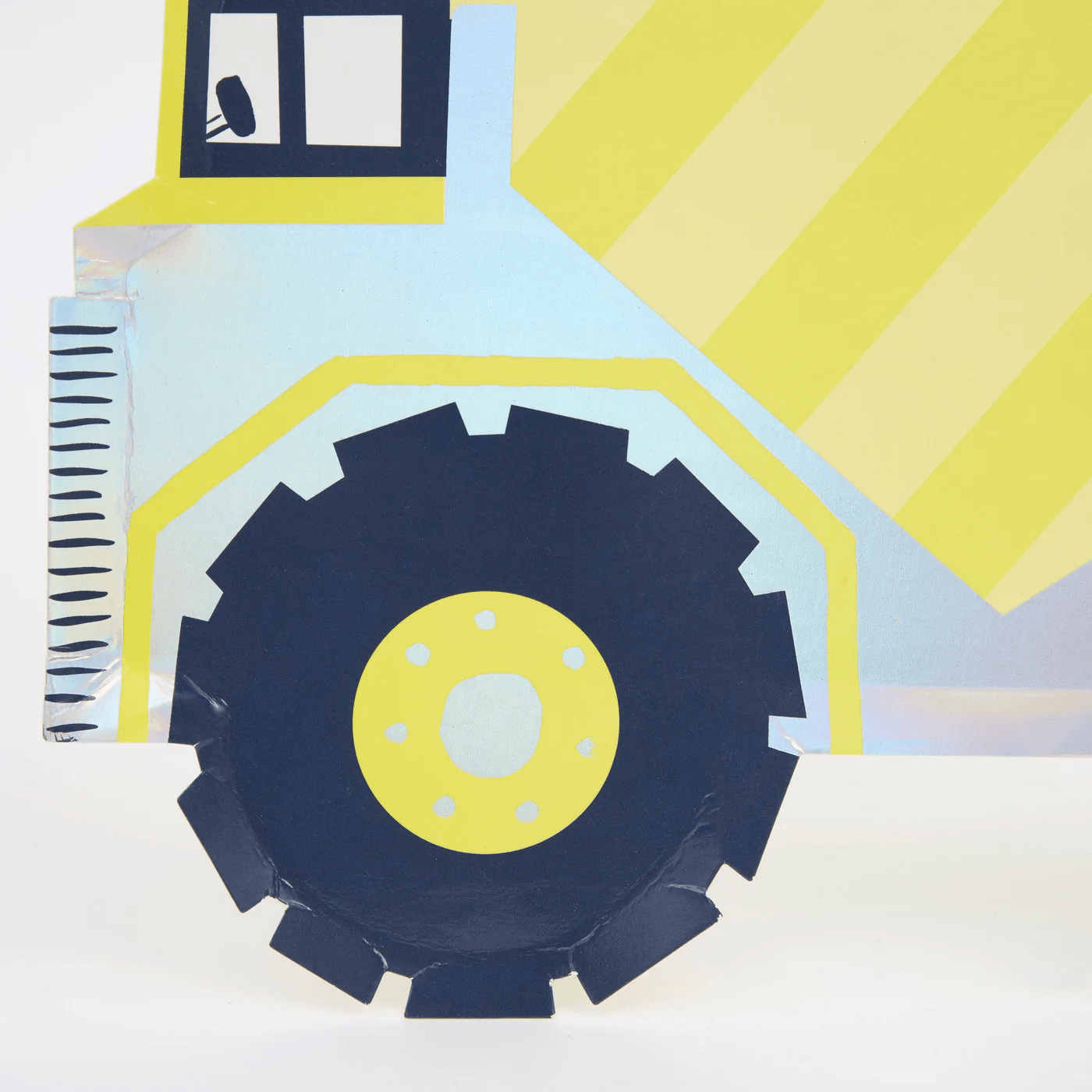 Dumper Truck Party Plates x 8