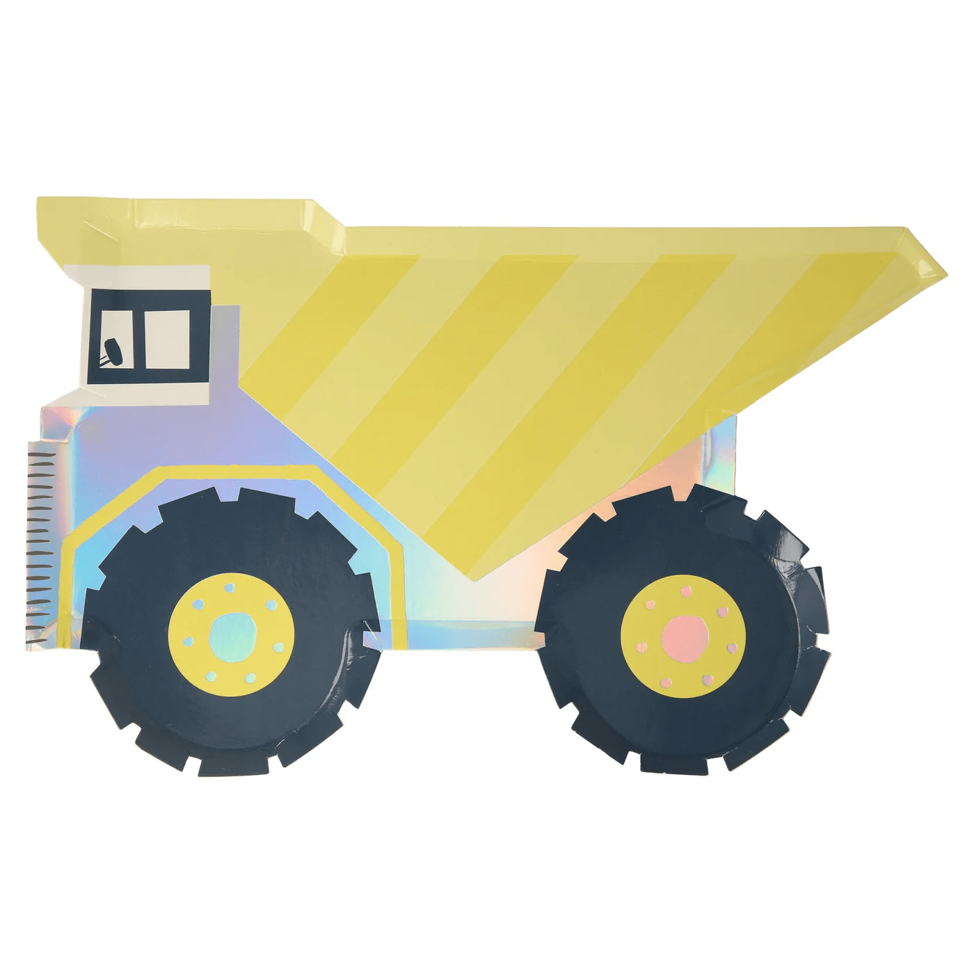 Dumper Truck Party Plates x 8