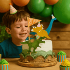 Dinosaur Cake Topper Set