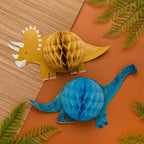 Dinosaur Honeycomb Decorations - Pack of 2