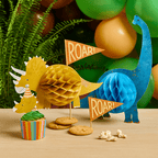 Dinosaur Honeycomb Decorations - Pack of 2