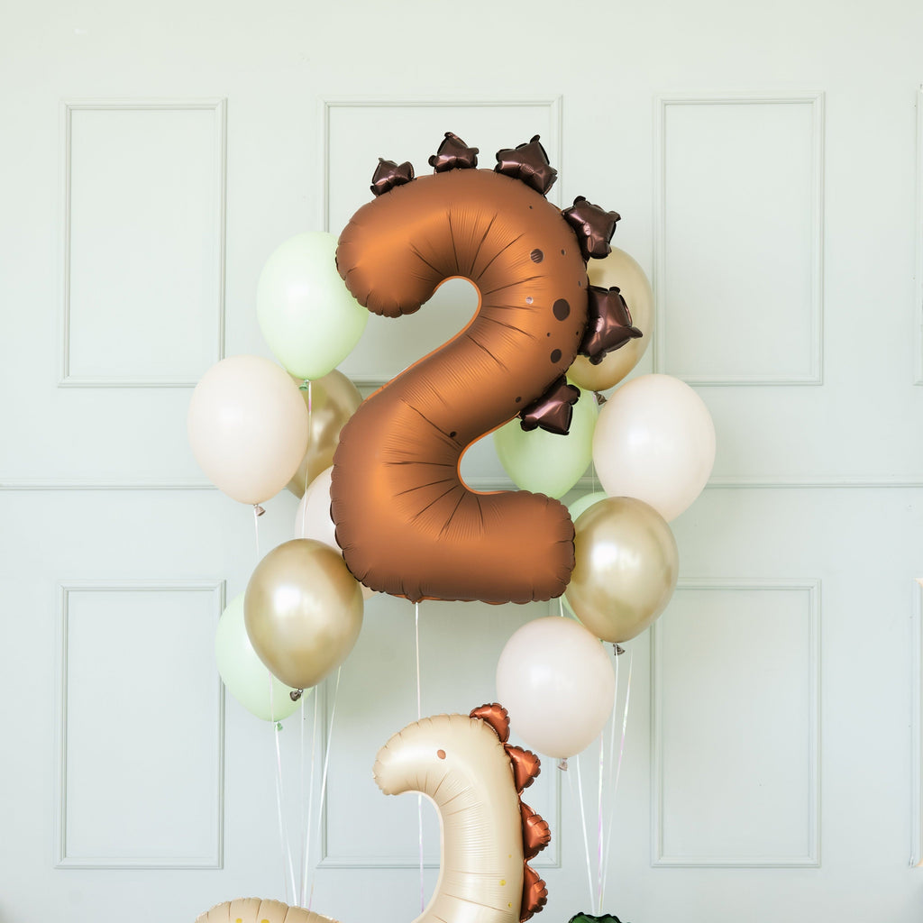 Dinosaur Number 2 Foil Balloon (36 inch)