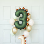 Dinosaur Number 3 Foil Balloon (36 inch)