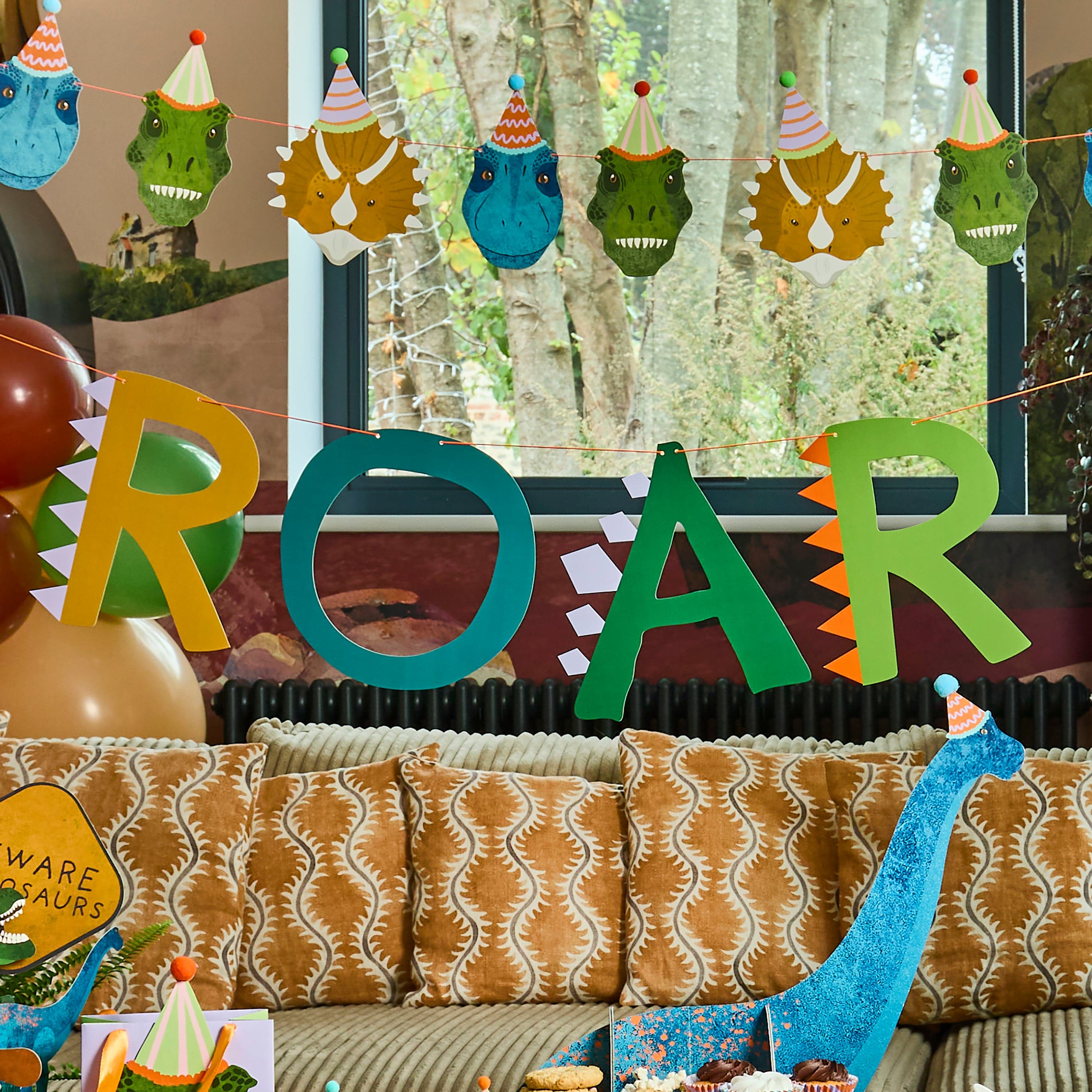 Dinosaur ROAR Party Banner - 2m