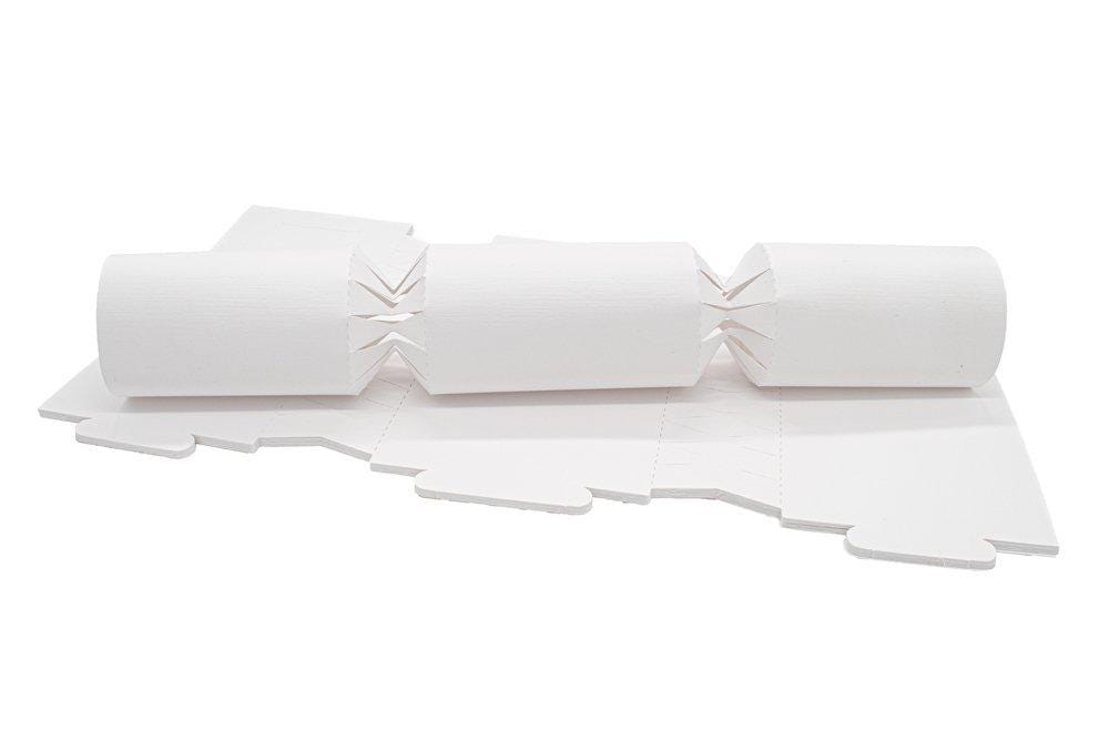 DIY Christmas Crackers Kit - Linen White x 12