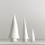 East of India Conical Christmas Trees - Set of 3