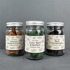 East of India Jar of Incense Cones - Lime, Basil & Mandarin
