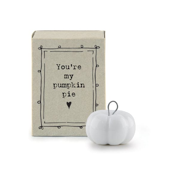 East of India Matchbox Pumpkin