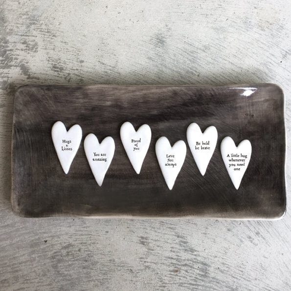 East of India Tiny Heart Token - A Little Hug