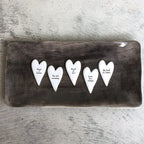 East of India Tiny Heart Token - Be Bold Be Brave