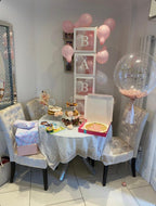 Eucalyptus Sage Green Baby Shower Blocks