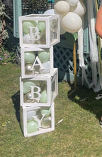 Eucalyptus Sage Green Baby Shower Blocks