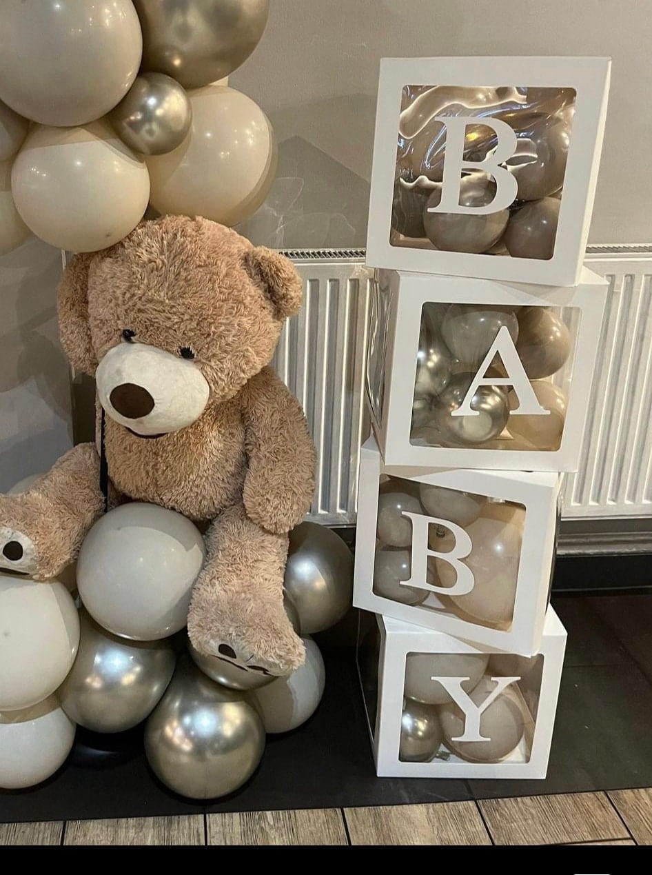 Eucalyptus Sage Green Baby Shower Blocks