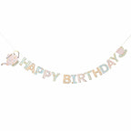 Floral Tea Party Happy Birthday Banner - 2.5m