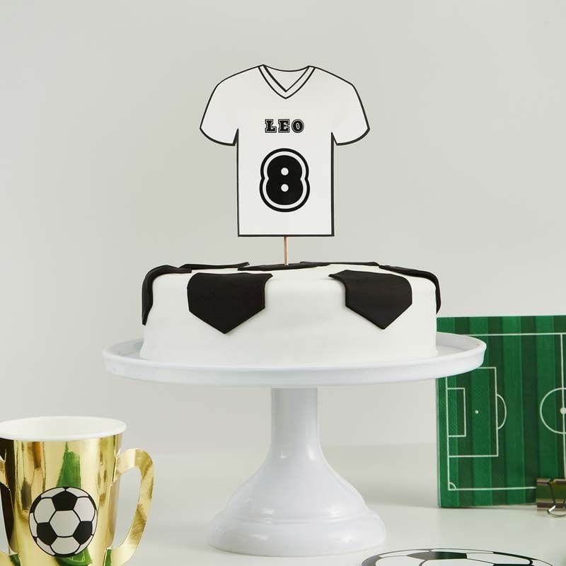 Football Shirt Cake Topper - Personalised
