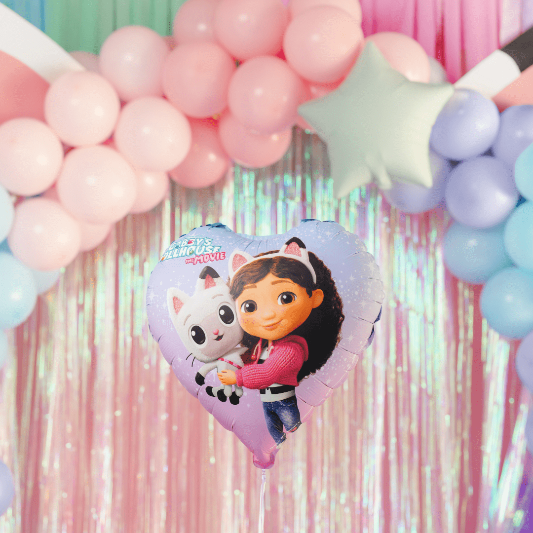 Gabby's Dollhouse Heart Foil Balloon (18 inch)