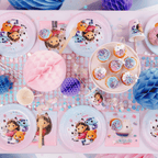 Gabby's Dollhouse Pastel Paper Plates x 6