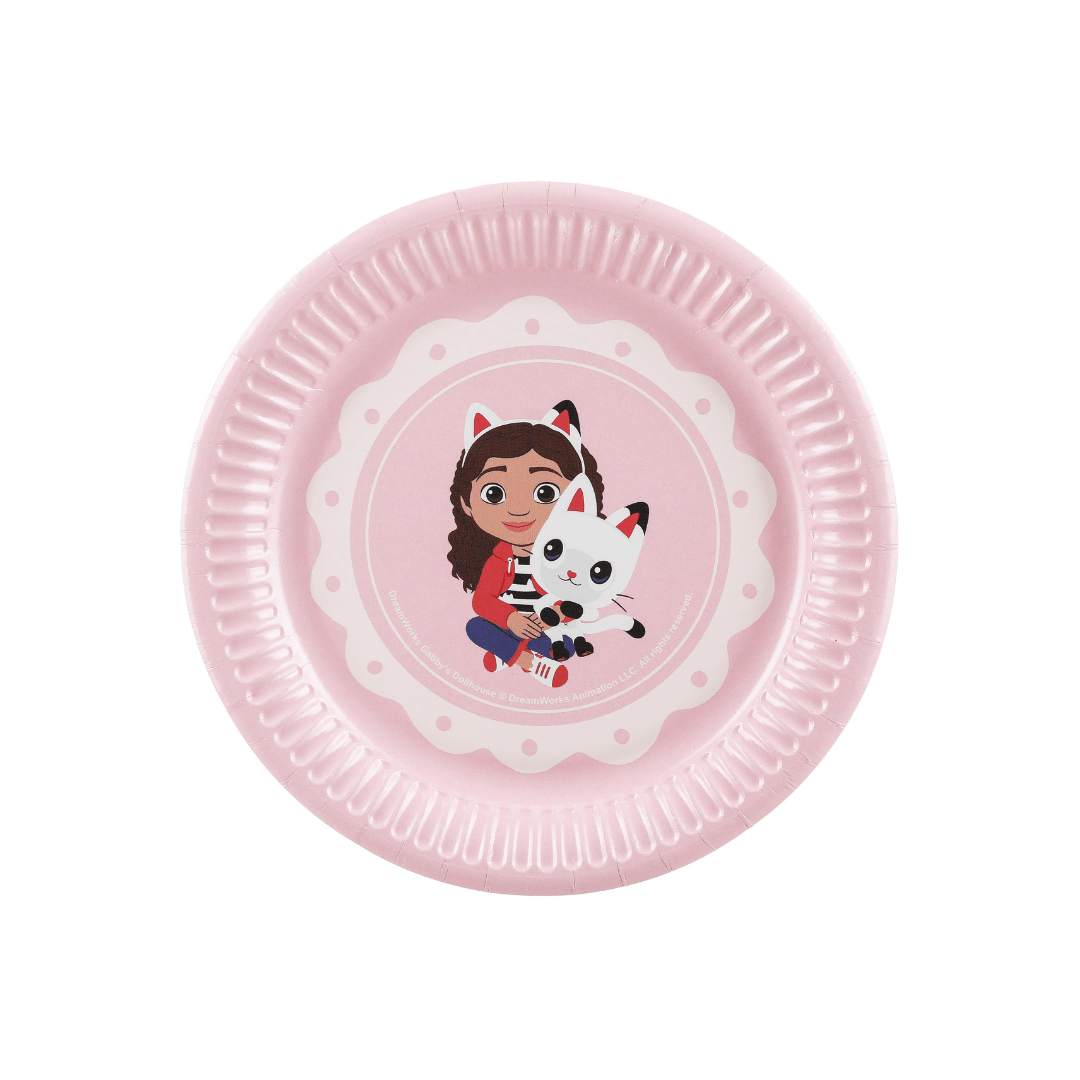 Gabby’s Dollhouse Small Pink Paper Plates x 6
