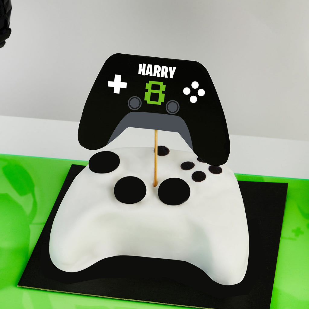 Game Controller Cake Topper - Personalised