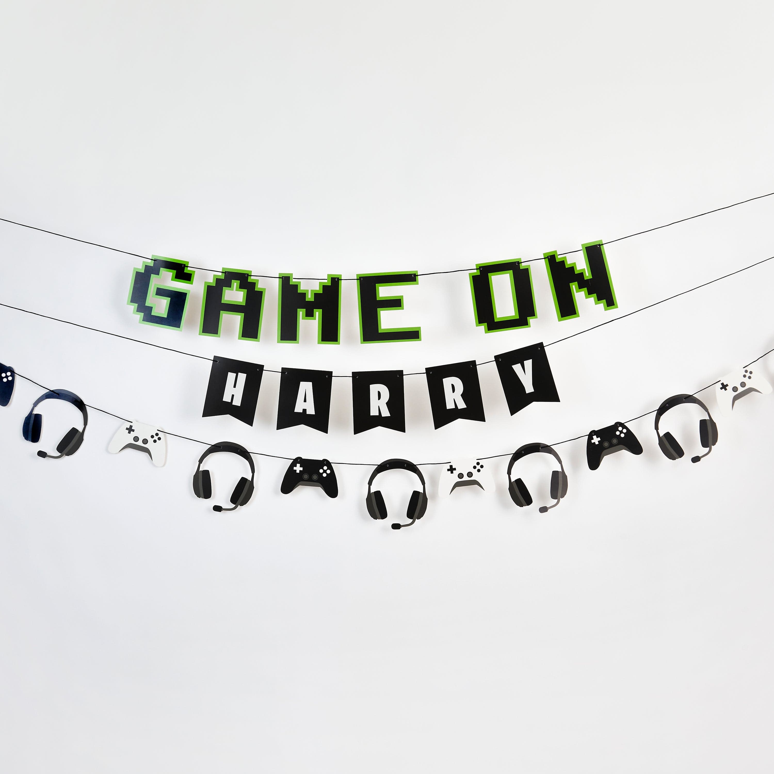 Game Controller Party Garland - 2.5 Metres
