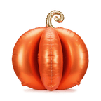3D Orange & Gold Pumpkin Standing Foil Balloon (36 inch)