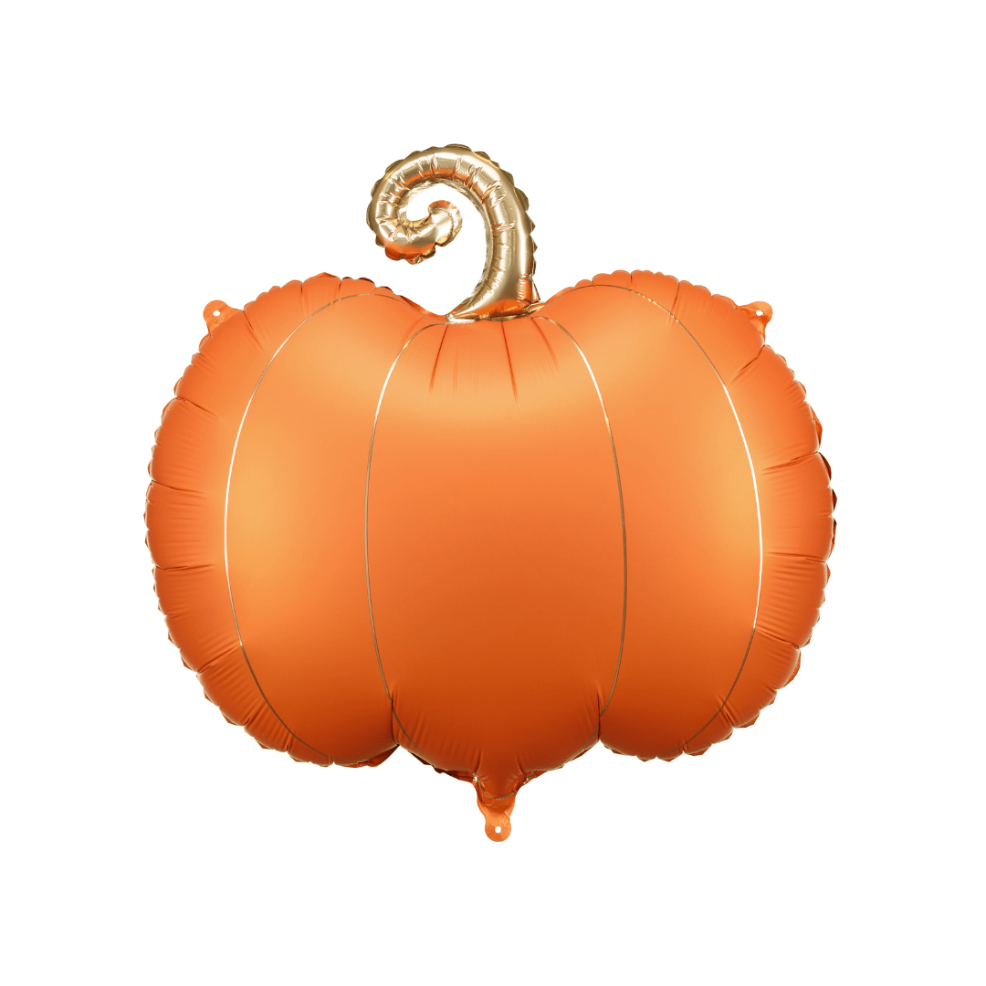 Orange & Gold Pumpkin Foil Balloon (25 inch)