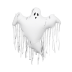 Tasseled Ghost Foil Balloon (37 inch)