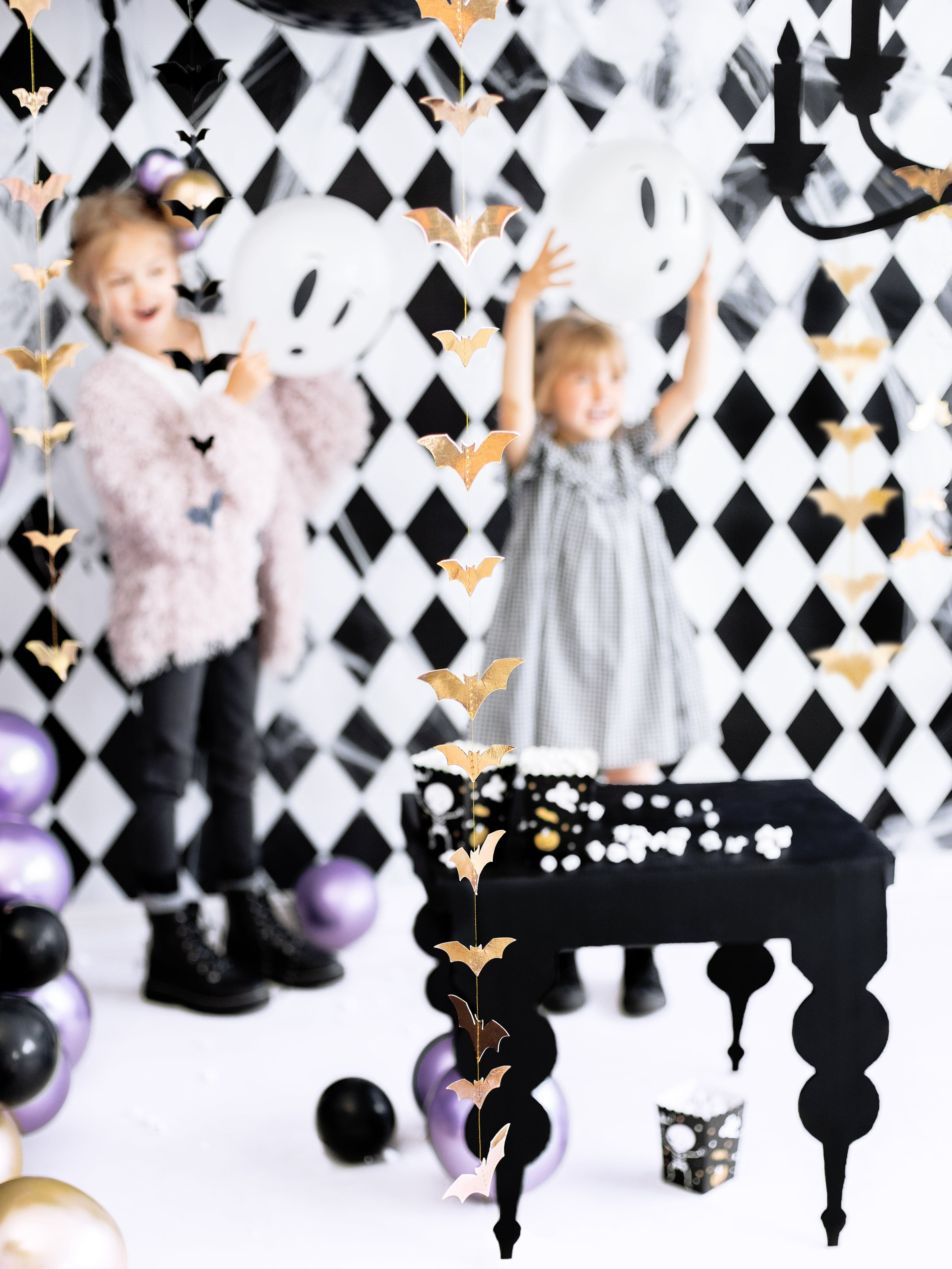 Gold Bat Garland - 1.5m