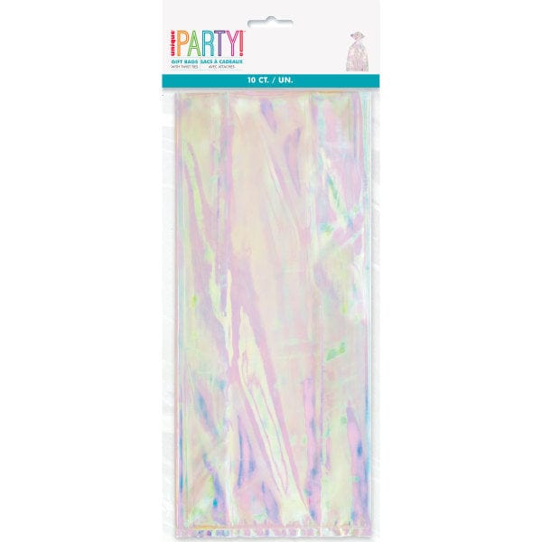 Iridescent Cello Party Bags - Pack of 10