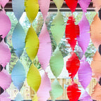 Colourful Crepe Streamer Set - Set of 8