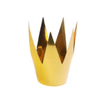 Metallic Gold Party Crowns - Pack of 3