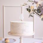 Mint Green Number 4 Candle