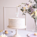 Mint Green Number 7 candle