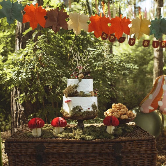 Mushroom Honeycomb Party Decoration