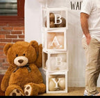 Neutrals Baby Shower Blocks