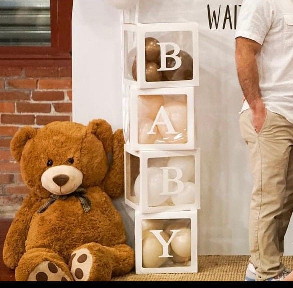 Neutrals Baby Shower Blocks