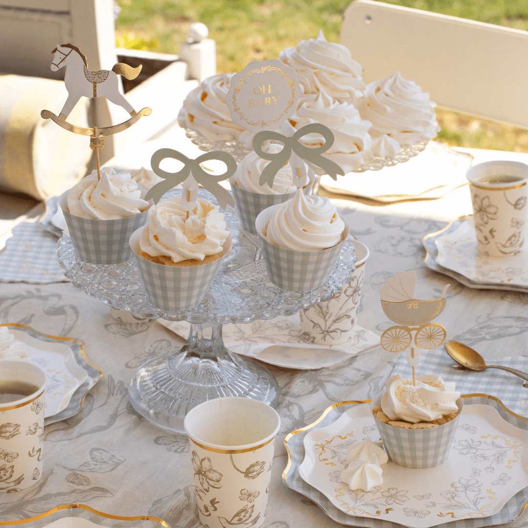 Oh Baby Cupcake Kit - Set of 6