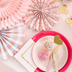 Pale Pink Party Fans