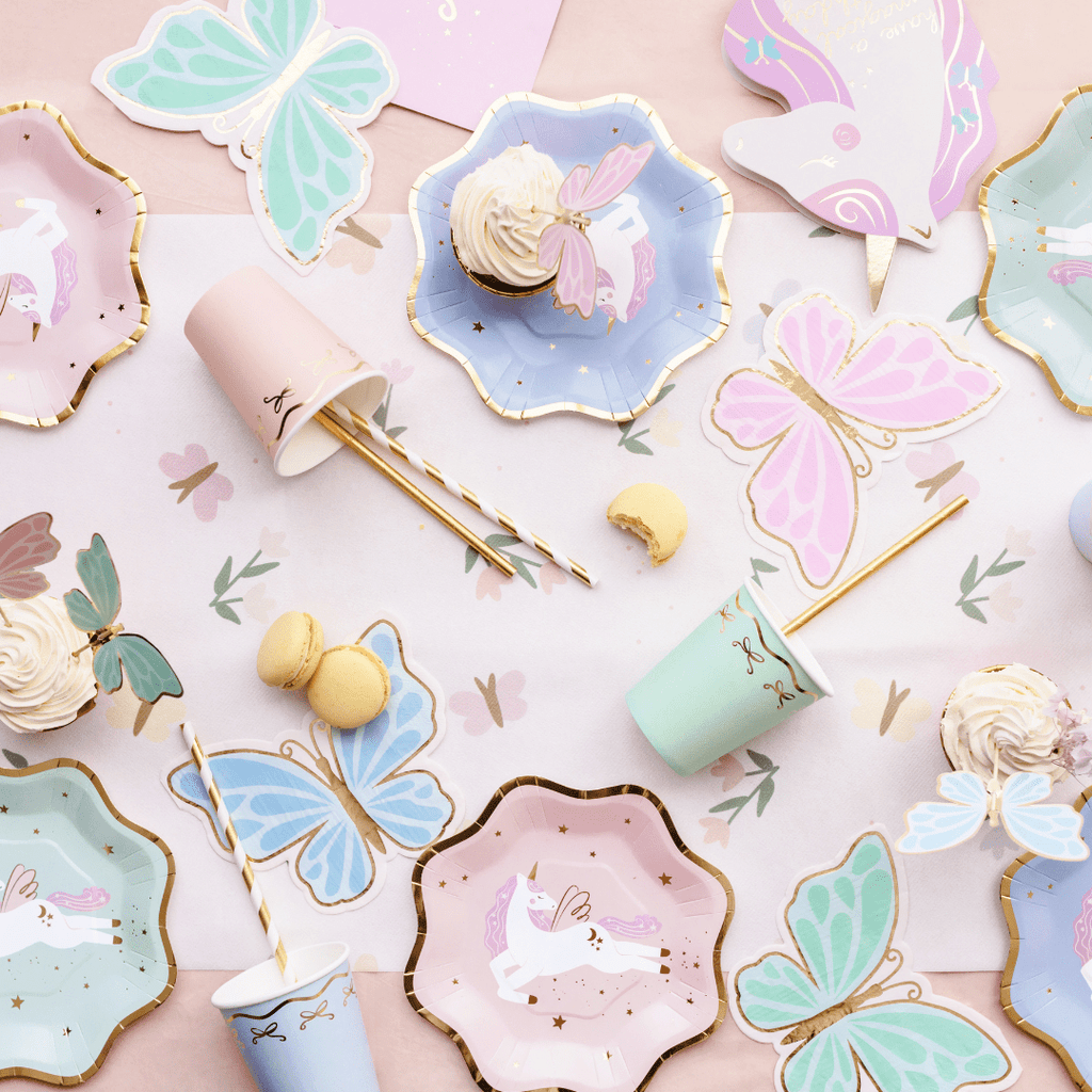 Pastel Butterfly Party Napkins x 12