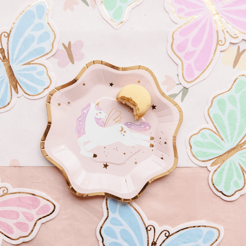 Pastel Butterfly Party Napkins x 12