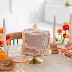 Pastel Pink Number 4 Candle