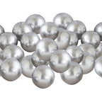 Silver Chrome Mini Balloons -  Pack of 40