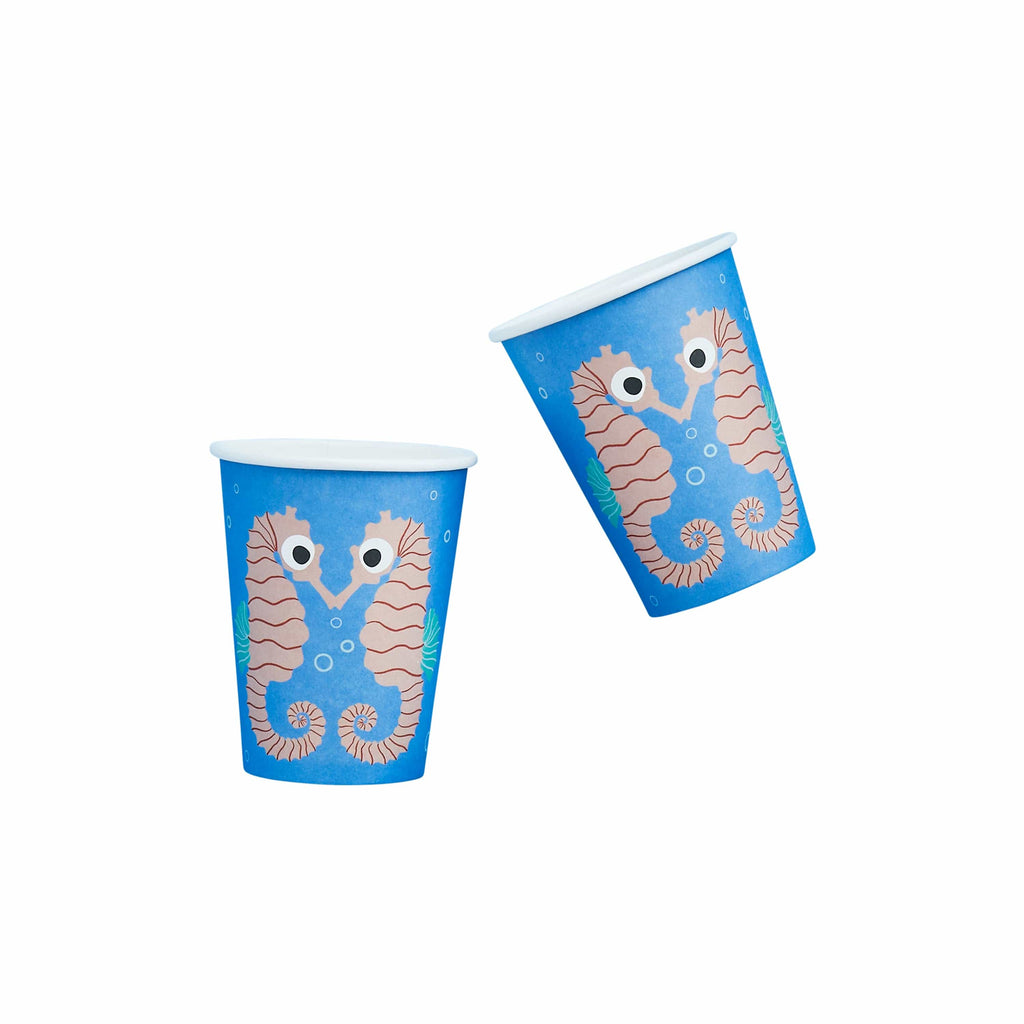 Seahorse Party Cups x 8