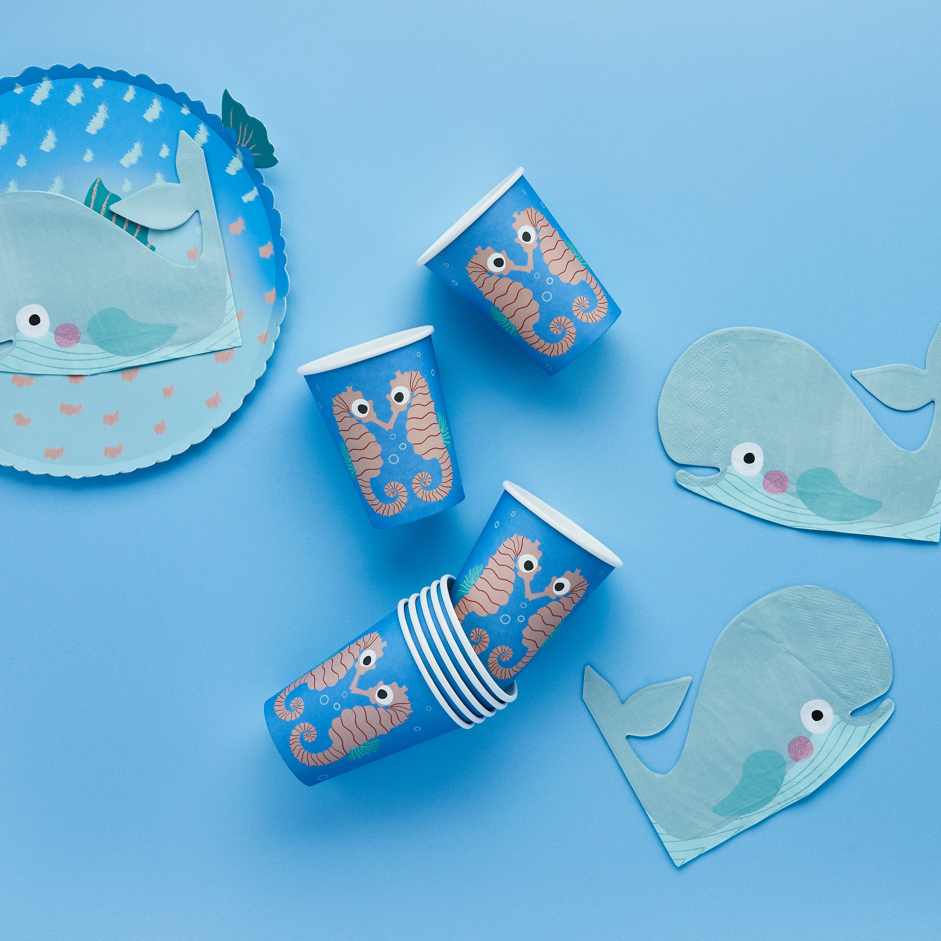 Seahorse Party Cups x 8
